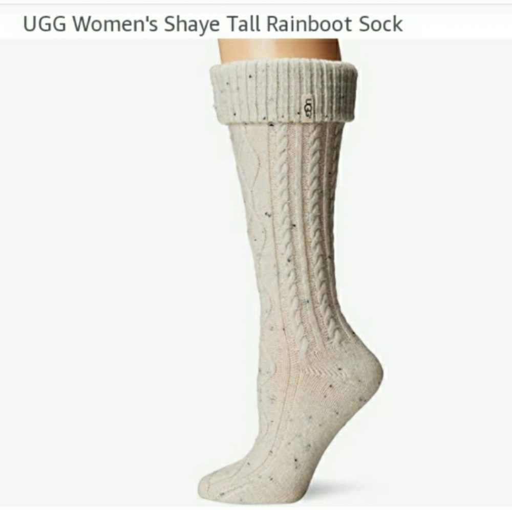 **HP**NIB UGG Shaye Tall Rainboot Socks - Picture 3 of 10
